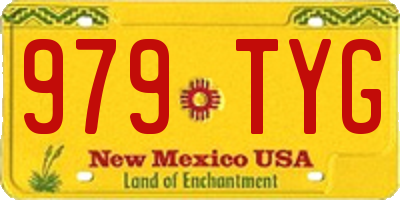 NM license plate 979TYG
