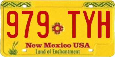 NM license plate 979TYH