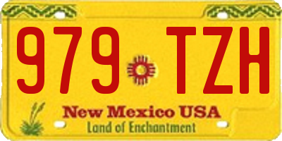 NM license plate 979TZH