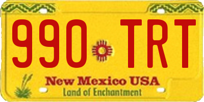 NM license plate 990TRT