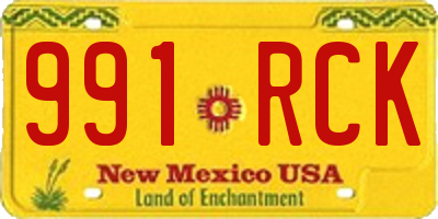 NM license plate 991RCK
