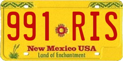 NM license plate 991RIS