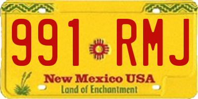 NM license plate 991RMJ