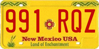 NM license plate 991RQZ