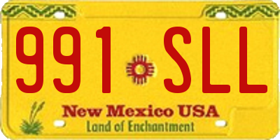 NM license plate 991SLL