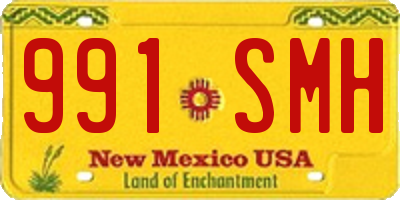 NM license plate 991SMH