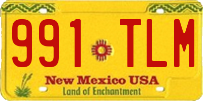 NM license plate 991TLM