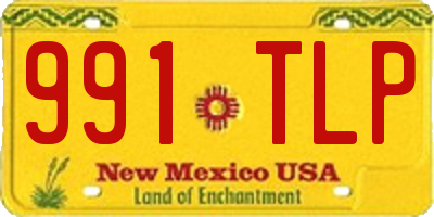 NM license plate 991TLP