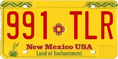 NM license plate 991TLR