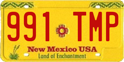 NM license plate 991TMP