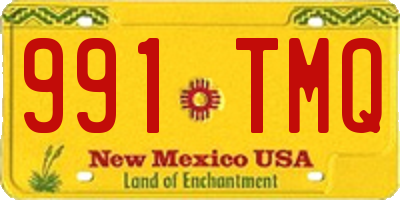 NM license plate 991TMQ
