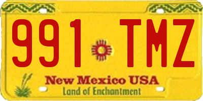 NM license plate 991TMZ