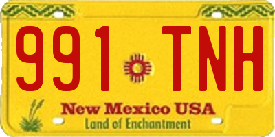 NM license plate 991TNH