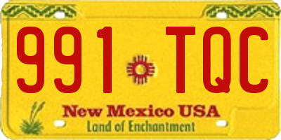 NM license plate 991TQC