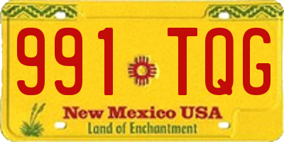 NM license plate 991TQG