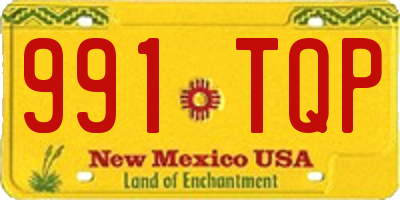 NM license plate 991TQP