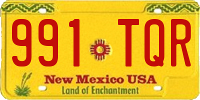 NM license plate 991TQR