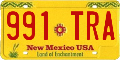 NM license plate 991TRA