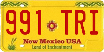 NM license plate 991TRI