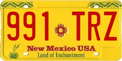 NM license plate 991TRZ