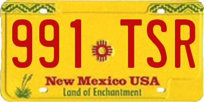 NM license plate 991TSR