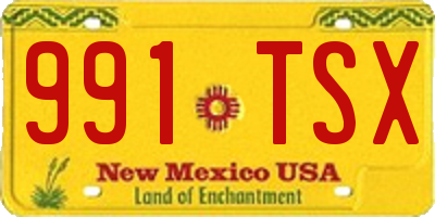 NM license plate 991TSX