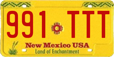 NM license plate 991TTT