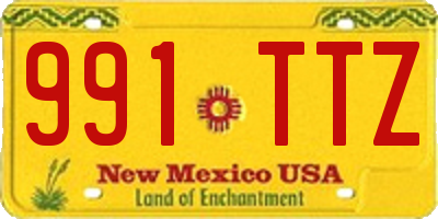 NM license plate 991TTZ