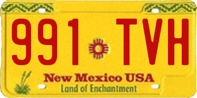 NM license plate 991TVH