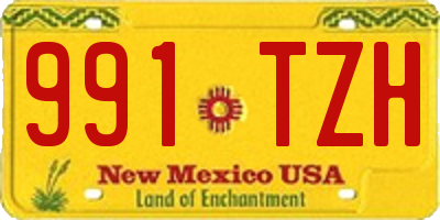 NM license plate 991TZH
