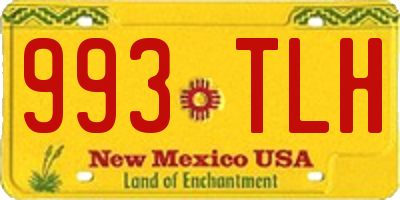 NM license plate 993TLH