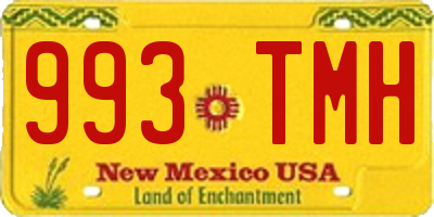 NM license plate 993TMH