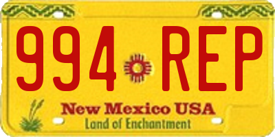 NM license plate 994REP