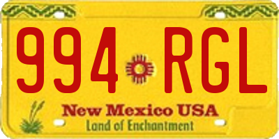 NM license plate 994RGL