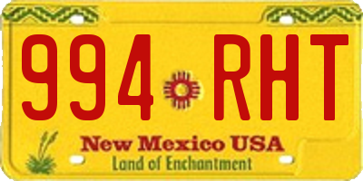 NM license plate 994RHT