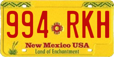 NM license plate 994RKH