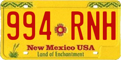 NM license plate 994RNH