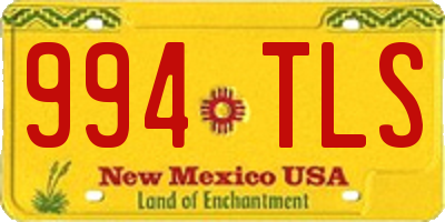 NM license plate 994TLS