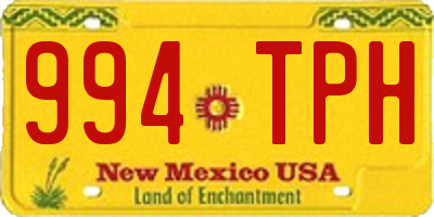 NM license plate 994TPH