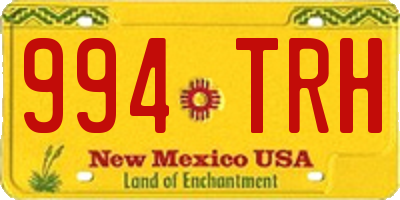 NM license plate 994TRH