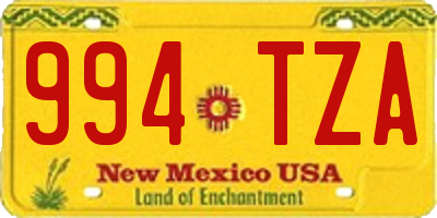 NM license plate 994TZA