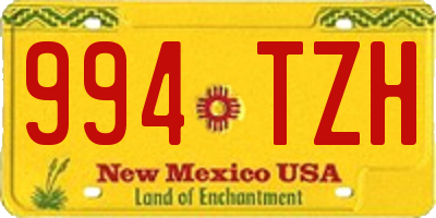 NM license plate 994TZH
