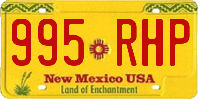 NM license plate 995RHP