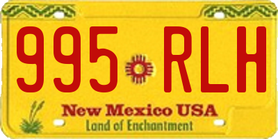 NM license plate 995RLH
