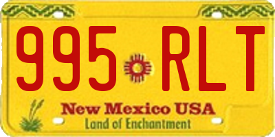NM license plate 995RLT