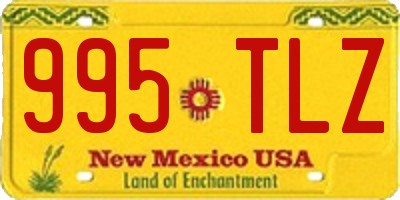 NM license plate 995TLZ