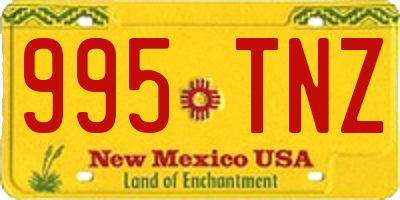 NM license plate 995TNZ