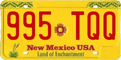 NM license plate 995TQQ