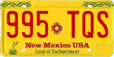 NM license plate 995TQS