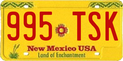 NM license plate 995TSK